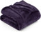 Utopia Bedding Purple Fleece Blanket [Double - 150 x 200 cm] Soft Cosy fluffy 300 GSM Blankets for Bed, Sofa & Couches