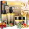 Batana Oil Hair Care Set, Comprenant 2 en 1 Batana Oil Shampoo, Batana Hair Mask et Huile de batana, Batana Oil Pousse Cheveux, Nourrit en Profondeur le Cuir Chevelu, Lisse Les Cheveux Travel Set