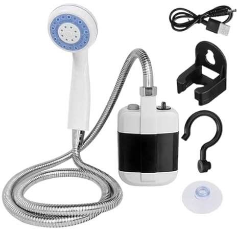 Douche de Camping,Pompe de Douche Extérieure | Équipement De Bain Électrique Manuel Pour Hygiène Personnelle Et Nettoyage Des Animaux