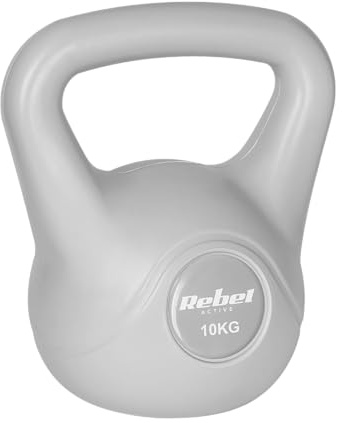 Rebel Electro Kettlebell Bituminoso 10kg RBA-2322G-10 Grigio