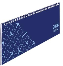 Herlitz Skrivbordskalender Compact 60 sidor FSC blå 2026