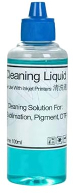 Printer Head Cleaning Liquid Kit For Dtf Print Nozzle Cleaner Cleaning Solution Fluid Clean Printer Heads Compatible With Printer Models For Part Number 8K1927225B 1G724-97012(100ML Blue No Tool)