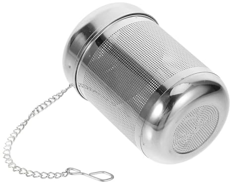 SUPVOX Infusor de Té Grande de Acero Inoxidable Cadena, Colador Multifunción para Especias, Condimentos y Sopas, Filtro Reutilizable para Infusiones y Cocina Diaria