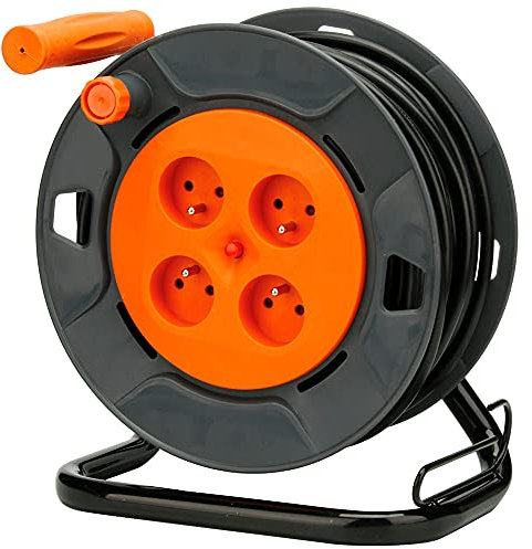 Enrouleur 4 Prises déportées 2P+T 16A 30m - Zenitech