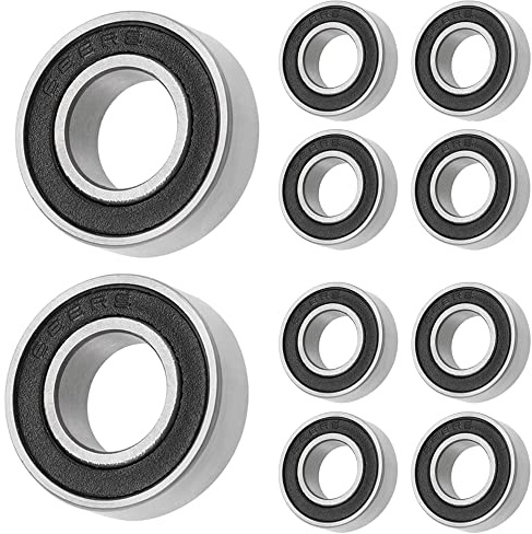10 stycken 688 2RS-kullager, 8 mm x 16 mm x 5 mm, dubbelskyddade spårkullager för gör-det-själv, svarv, motorer, 3D-skrivare, fräsmaskiner, olika mekaniska enheter etc.