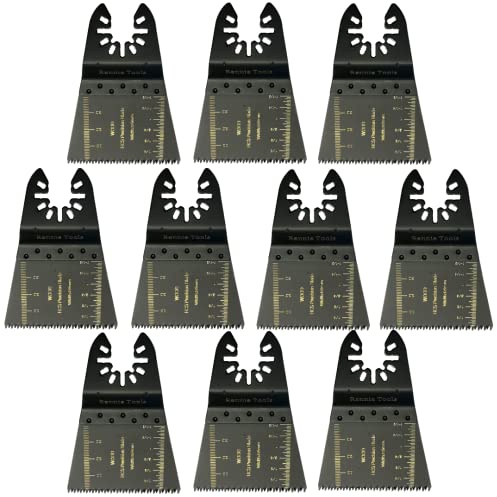 Rennie Tool 10 x 65mm Wide Coarse Multi Tool Blades Wood Cutter Saw Blades