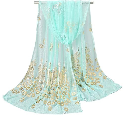 MAIRY Tuch Bunt Damen Schal Brautkleid Rundstola Stola Umschlagtuch Chiffon Ivory Jacke Braut DE1600063