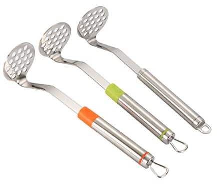 Trituradoras de patatas, 2 piezas Prensa de patatas Trituradora de patatas Trituradora manual de patatas Trituradora manual de patatas Herramienta de cocina for patatas Bebé Arroz Herramientas for beb