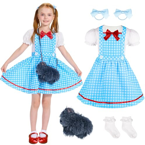IKALI Girls Book Character Costume Fairytale World Book Day Storybook Character Dress Up Outfit for Kids Toddlers