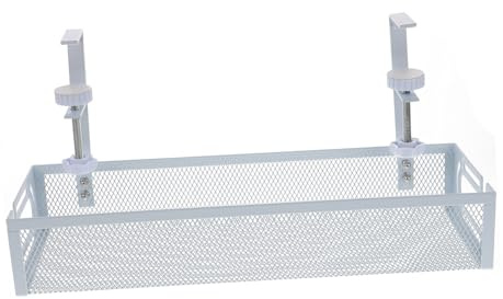 Operitacx Bandeja Organizador Cables Debajo Escritorio Soporte Gestión Ordenada Regletas Adaptadores Ligera