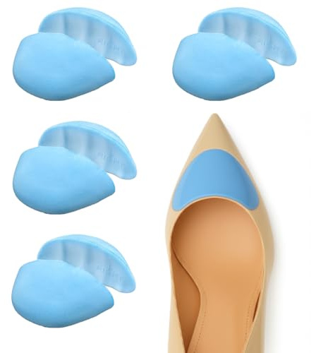 8 PCS Shoe Size Reducer Inserts，Shoe Fillers for Big Shoes，Toe Cushion Filler Make Shoes Fit，Prevent Heel Sliping Toe Cushion Fillers for Heels Sneakers Leather Shoes (M)