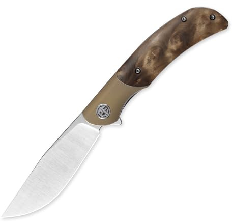 Petrified fish PFP09 Hourglass 3.54 K110 Steel Blade Pocket Folding Knife