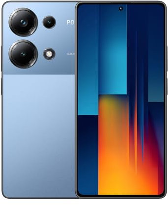 XIAOMI POCO M6 Pro 4G Blue-Smartphone 12+512GB, Helio G99, 64MP triple camera, 6.67 Flow 120Hz AMOLED display, 5000mAh, 67W turbo charging (UK Version + 2 Years Warranty)