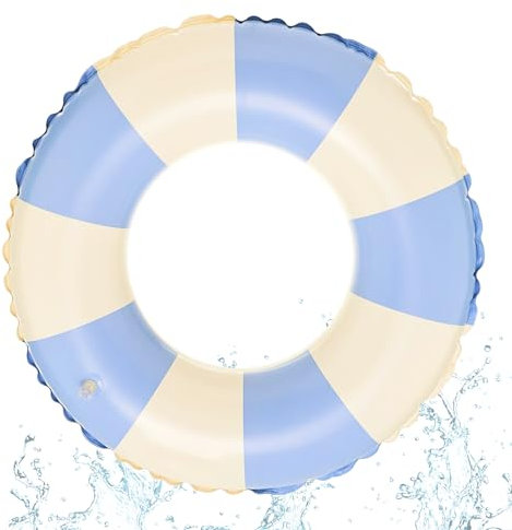 GUBOOM Anello di Nuoto Gonfiabile, Anello di Nuoto Gonfiabile Galleggiante Bambino, Anello da Nuoto Resistente, Perfetto per le Feste Estive in Piscina (B)
