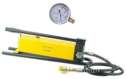 Hydraulisk handpump, högtryckshydraulisk pump, manuell oljepump CP-180/CP-390/CP-700(CP-800 manual pump+gauge)