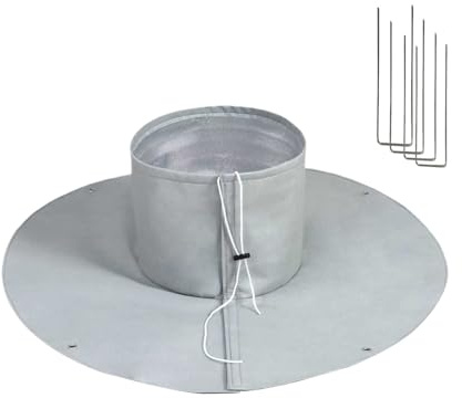 Tuxxjzm Protectores de raíz de Palmera con Clavos de Tierra, protección anticongelante de Invierno, de Escarcha para Proteger Las Plantas al Aire Libre en Clima frío