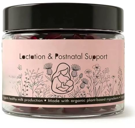 Amning Gummies Amning Postnatal Recovery Vitaminer | Naturlig örtblandning ökar effektivt mjölktillförseln Vegan Friendly Gummies Easy