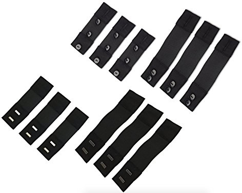 Pregnancy Elastic Waist Extension 12-Pack. Wear Regular Clothes During Maternity