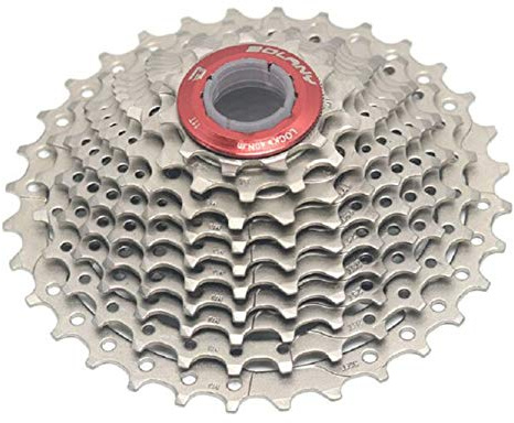 BIKECO 8-9-10-11 Velocidad Cassette 11-25T 11-28T 11-32T 11-36T Relación Ancha Cassette Piñones de Bicicleta de Carretera Bicicleta de Carretera Rueda Libre (10 velocidades 11-32T)
