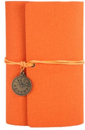 PU Leder Notizbuch A6 Liniert, Nachfüllbares Tagebuch,Vintage Skizzenbuch Reisetagebuch,PU Leder Tagebuch für Notizen,Planung,Studium,Zeichnungen und Skizzen,Geschenk für Mädchen,Jungen Farbe J A6