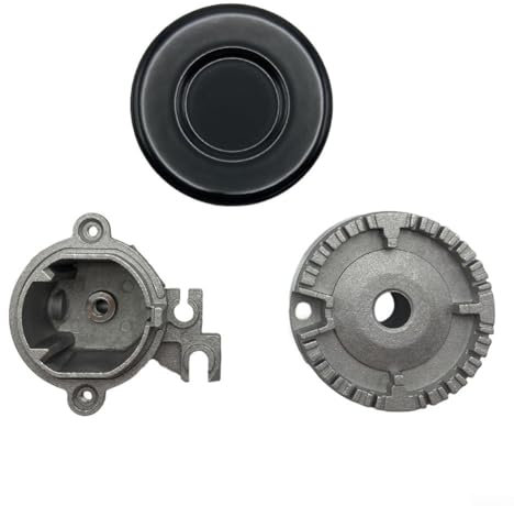 Tappo universale per bruciatore a corona, in metallo, per forno a gas, 55 mm, 75 mm, 100 mm (concavo 75)