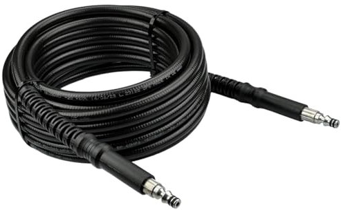 Hochdruckschlauch Verlängerungschlauch für/kompatibel zu Parkside - Doppelseitiger Nippel für Parkside mit Knickschutz (15 Meter)