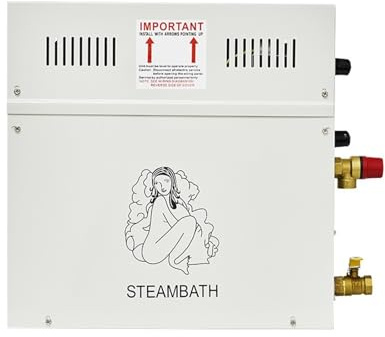 Sauna de vapor, generador de vapor 3 kW/4,5 kW para ducha, sauna, baño y spa, con controlador digital,para el hogar(4.5kw)