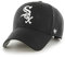 '47 MLB Chicago White Sox MVP Unisex-Baseballkappe, Verstellbar, Hochwertiges Design und Verarbeitung, White Logo, Black
