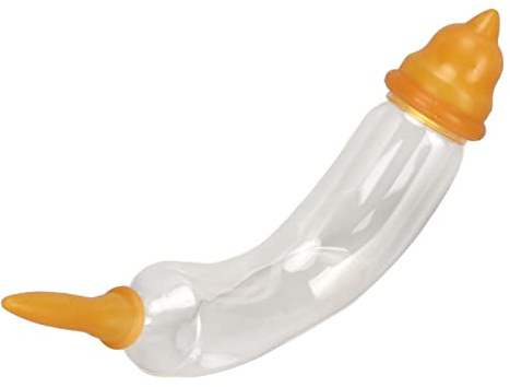 Glass Pet Milk Feeding Bottle with Curved Design, 10ml Kitten Puppy Newborn Feeder Kit for Hamsters, Small Animals Nursing Supplies