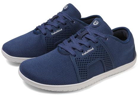 Freiluftkind Hokkaido Barefoot Shoes Antiscivolo (Blu Marino/Misura 42) – Il Scarpe Barefoot Perfetto per la Tua Avventura – Scarpe Barefoot Uomo e Donna
