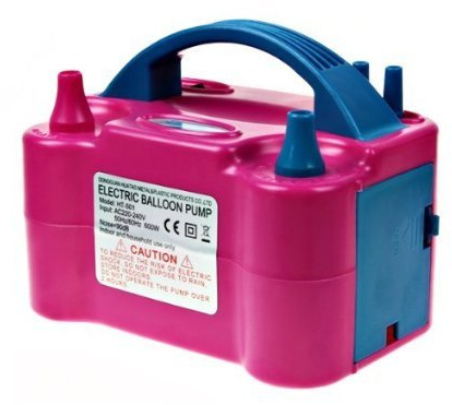 Binnan 600W Bomba de Aire Eléctrica Portátil Inflador de Globo, Inflador Eléctrico de Globos para Fiestas, Cumpleaños, Bodas y Decoración de Festivales