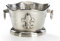 Kobolo Champagnerkühler Weinkühler Flaschenhalter - Lily - aus Metall - Silber