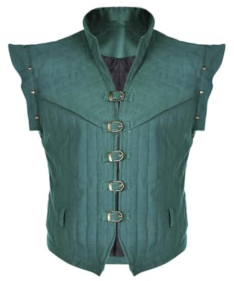 cultofmoon medeltida väst prins flynn cosplay väst renässans steampunk pirat kostym kostymväst herrväst retro ståkrage halloween karneval kostym