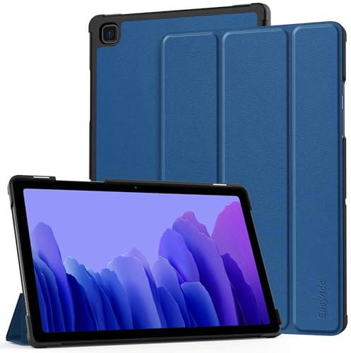 EasyAcc Funda compatible con Samsung Galaxy Tab A7 10.4 2022/2020 SM-T500 T505 T507, ultrafina con función de soporte, funda protectora inteligente de cuero PU delgada con función de suspensión