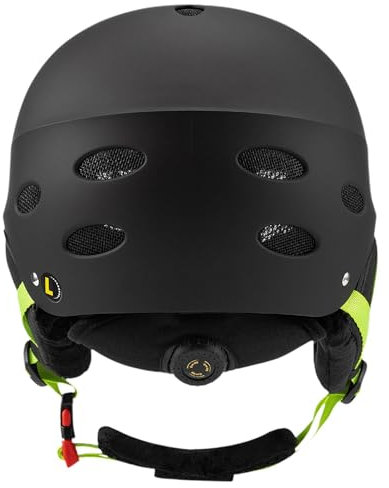 Harilla Skihelm Skizubehör Bessere Dämpfung Bequemer Sporthelm Skateboardhelm für Outdoor-Sport Snowboard Herren, Schwarz