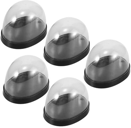 PERSELOSO 5sets High Transparency Cloche Domes Plant Cloche Protective Cover for Decorative Display