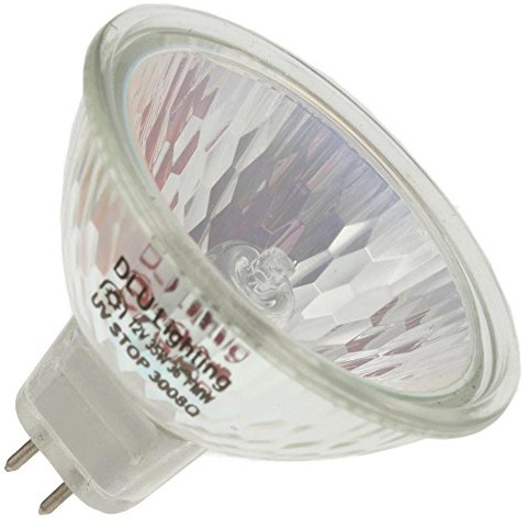 DLU LIGHTING FMW/CG, 35 Watt, MR16, Twist-Lock (GU5.3) Base Light Bulb (1 Bulb)