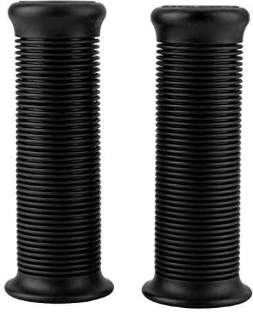 Motorcycle Handlebar Grips 1 Zoll Motorrad Griff Griffe, Paar 1 Zoll 25mm Universal Motorrad Vintage TPU Lenker Lenkergriff(Schwarz)