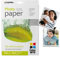 COLORWAY papel fotográfico de alto brillo autoadhesivo 50 hojas 115g/m² DIN A4 etiquetas de secado instantáneo resistente al agua para todas las impresoras de inyección de tinta calidad fotográfica