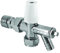 Wärmer System 15mm x 1/2 Angled Radiator Valve, Lockshield Angled Radiator Valve with Drain Off (Angled Lockshield Valve)