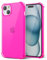 Svanove Custodia Transparente in Silicone TPU Morbido per iPhone 15 Plus, con Protezione Antichoc e per la Camera, Rosa Caldo