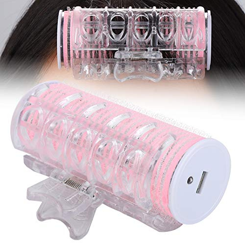 Portable Mini Hair Curler Styling Rollers Rechargeable, Heated Electric Hair Roller USB Heat Waver Roller for Bangs, Root to Tail 3.4in