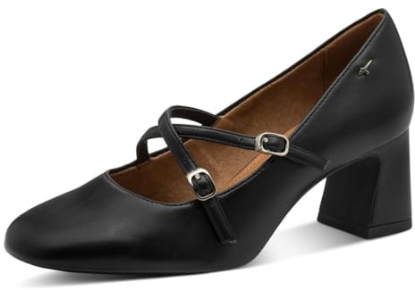 Tamaris Escarpins femme à talon bloc noir 37 EU
