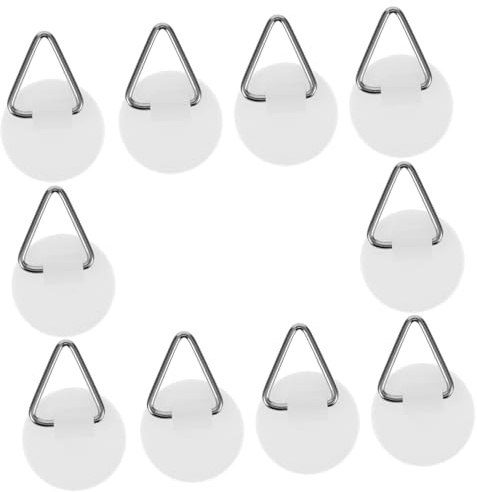 Kisangel 20 pièces Crochets Adhésifs Invisibles pour Plats Muraux Supports Ronds Plastique et Métal Accroche Assiettes Stables et Discrets pour Cuisine Salle de Bain et Chambre Fixation