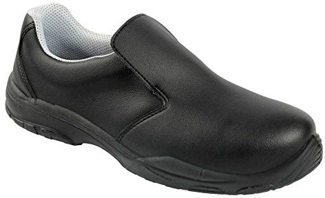 LOGICA Scarpe Antinfortunistiche Basse Senza Lacci S1 SRC Puntale Composito GELSO - 43, Nero
