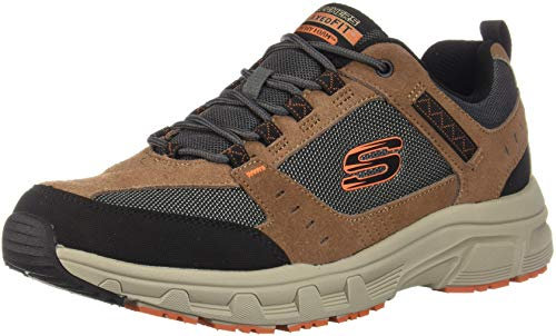 Skechers Herren Half Shoes,Sneakers, Brown, 42.5 EU