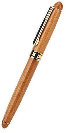 1 penna stilografica calligrafia artistica con pennino largo con manico in bambù, punta a scalpello, per scrivere arabo gotico (pennino 0,7 mm ~ 2,9 mm) (0,7 mm)
