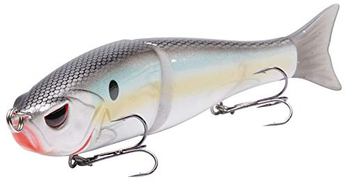 Bassdash SwimShad Glide Baits - Señuelo Articulado Deslizante para Pesca de Lubina, Lucio, Salmón, Trucha y Muskellunge