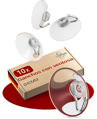 LouMaxx Crochets à ventouse