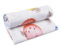HOTUT Couverture Bébé Coton, Couverture Enfant Fruits, 86 * 70cm